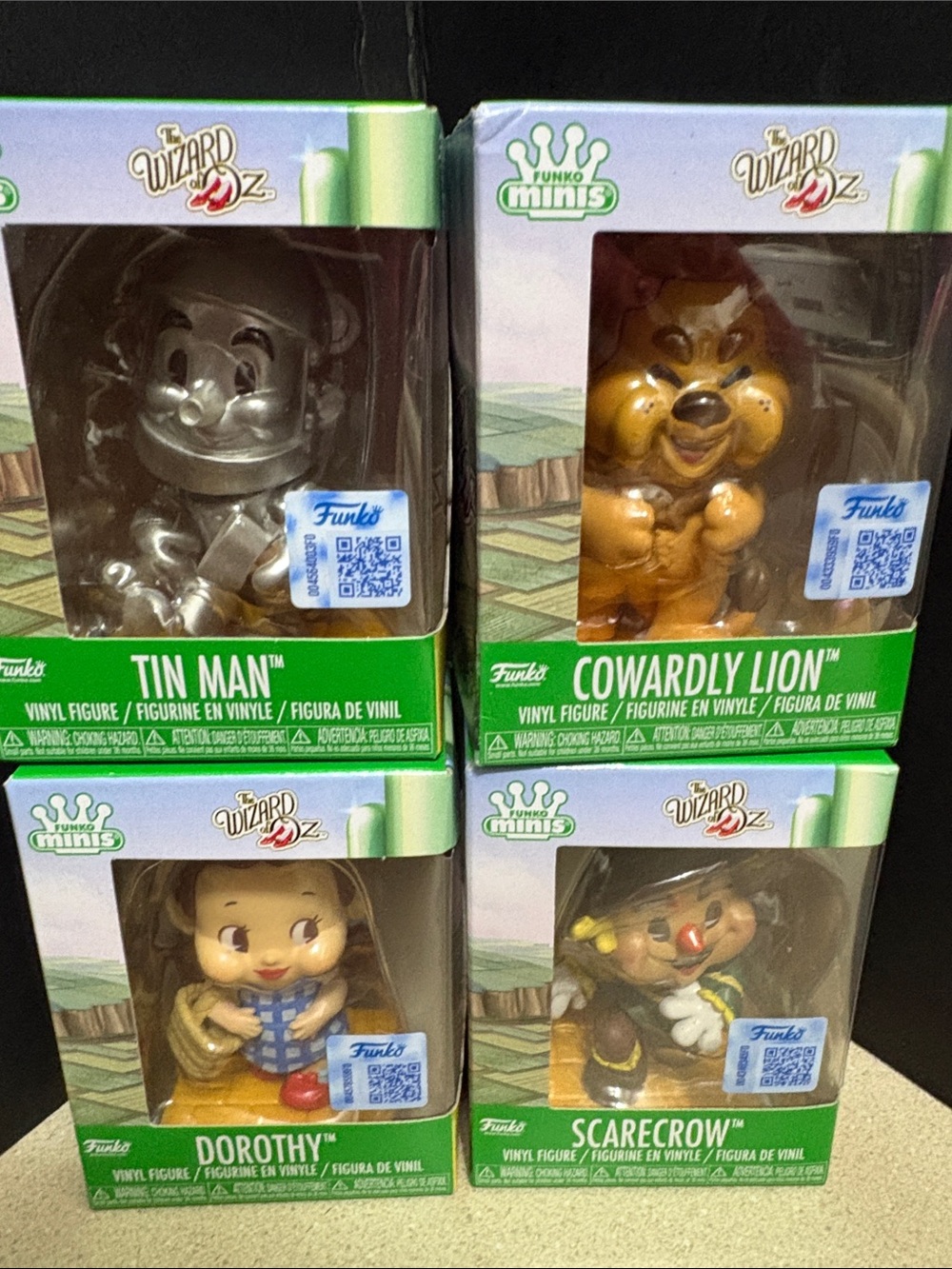 The Wizard of Oz Mini Vinyl Figures from Funko complete set
